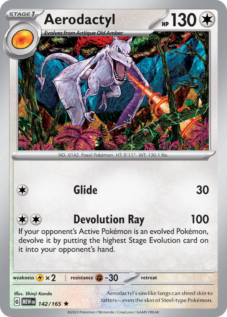 Aerodactyl (142/165) [Scarlet & Violet: 151] | Card Citadel