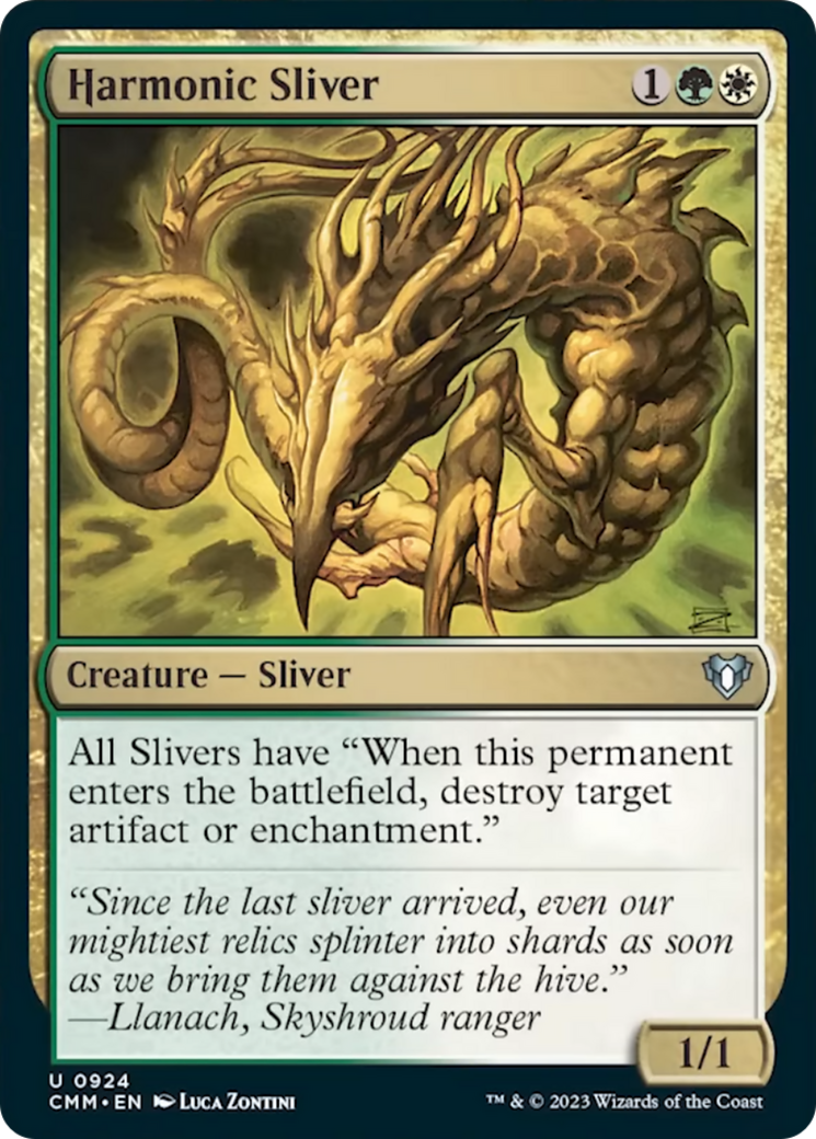 Harmonic Sliver [Commander Masters] | Card Citadel