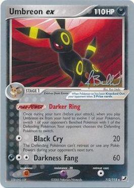 Umbreon ex (112/115) (Eeveelutions - Jimmy Ballard) [World Championships 2006] | Card Citadel