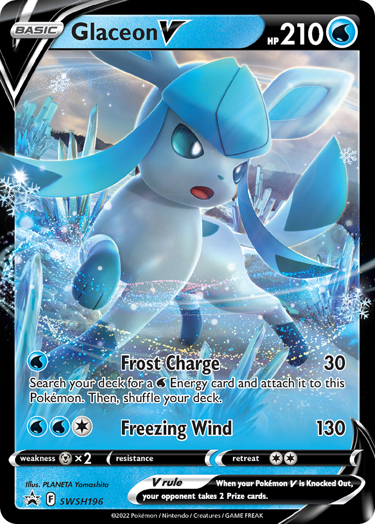 Glaceon V (SWSH196) [Sword & Shield: Black Star Promos] | Card Citadel