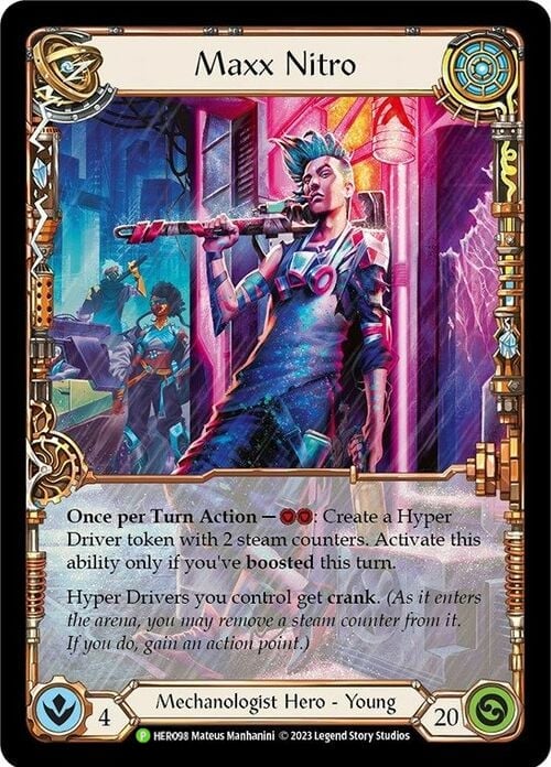 Maxx Nitro [HER098] (Bright Lights)  Rainbow Foil | Card Citadel