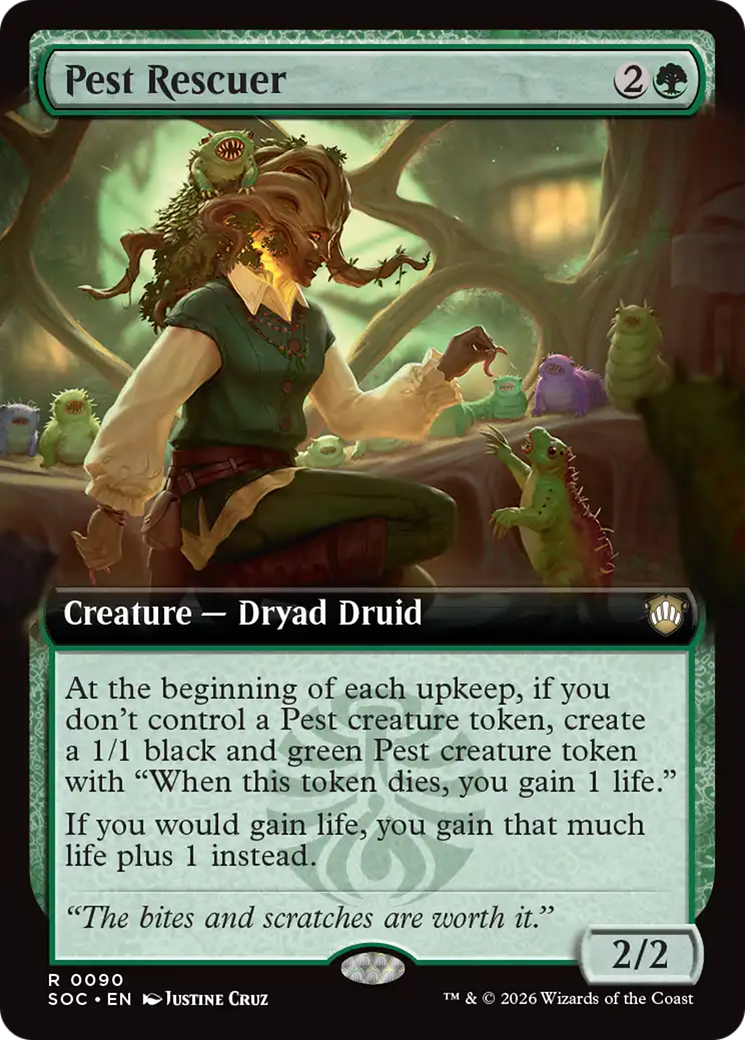Pest Rescuer (Extended Art) [Secrets of Strixhaven Commander] | Card Citadel