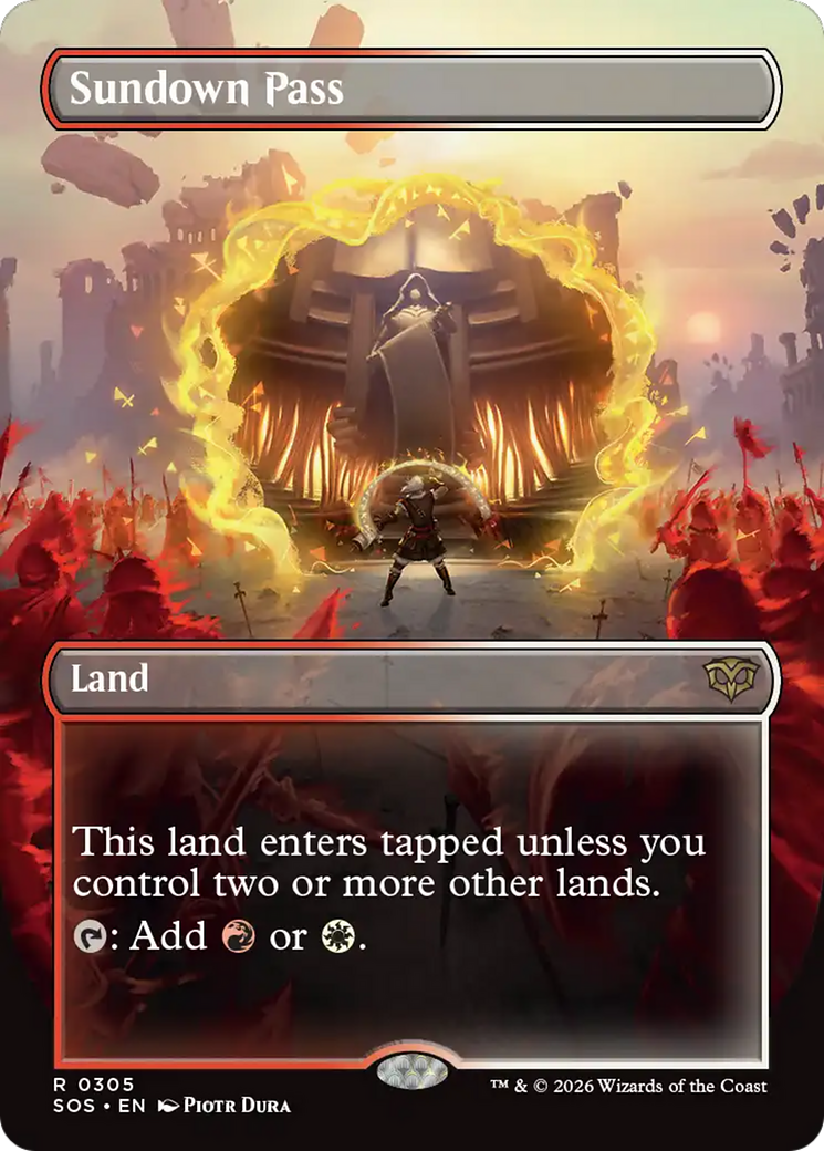 Sundown Pass (Borderless) [Secrets of Strixhaven] | Card Citadel