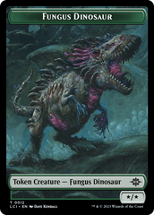 Fungus Dinosaur // Dinosaur (0001) Double-Sided Token [The Lost Caverns of Ixalan Tokens] | Card Citadel