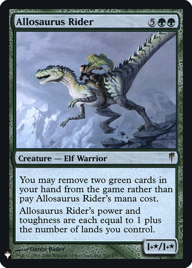 Allosaurus Rider [Mystery Booster] | Card Citadel
