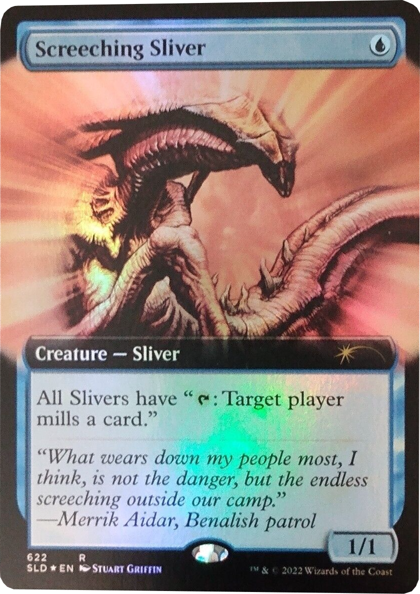 Screeching Sliver (Extended Art) [Secret Lair Drop Promos] | Card Citadel