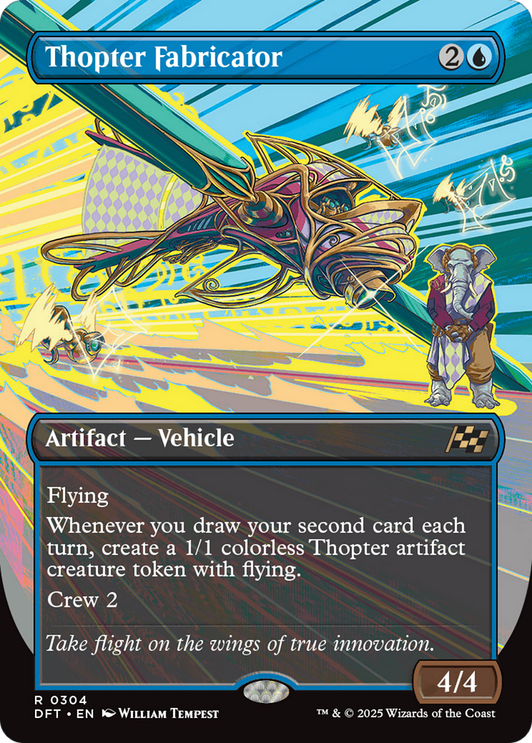 Thopter Fabricator (Borderless) [Aetherdrift] | Card Citadel