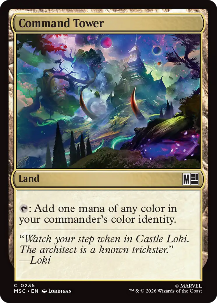 Command Tower (0235) (Surge Foil) [Marvel Super Heroes Commander] | Card Citadel