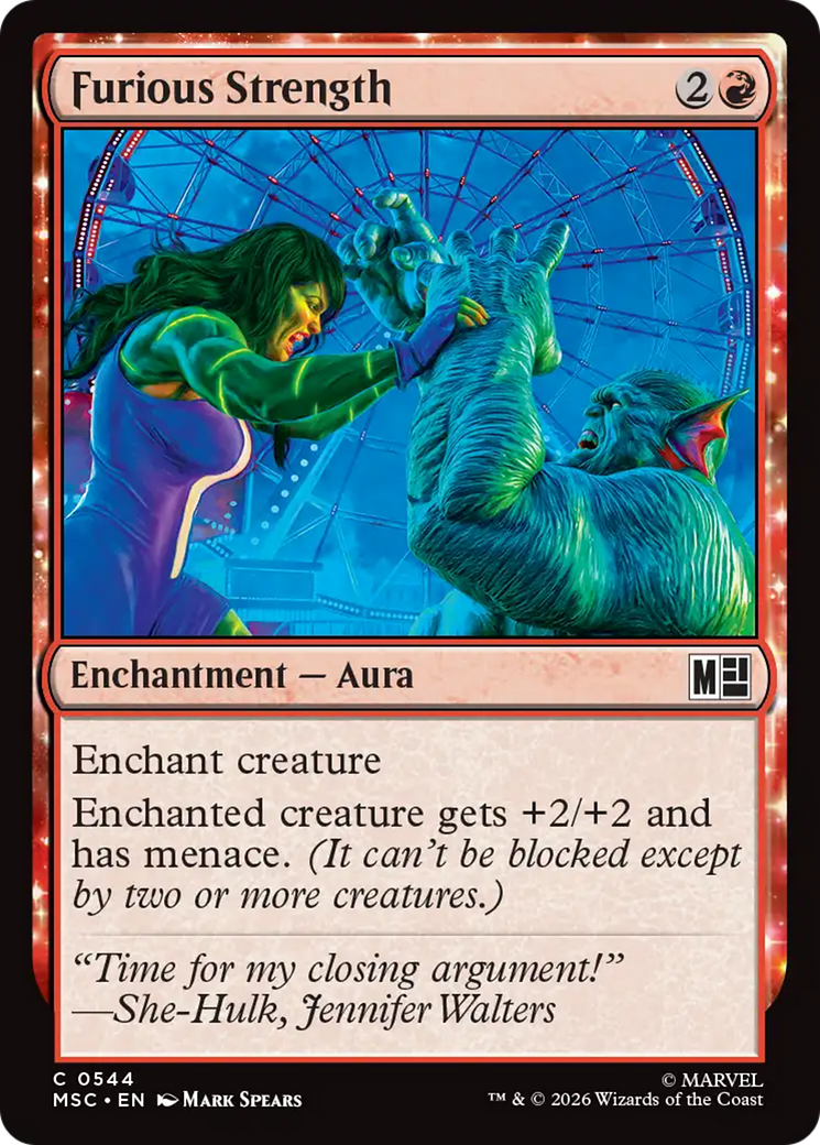 Furious Strength [Marvel Super Heroes Commander] | Card Citadel