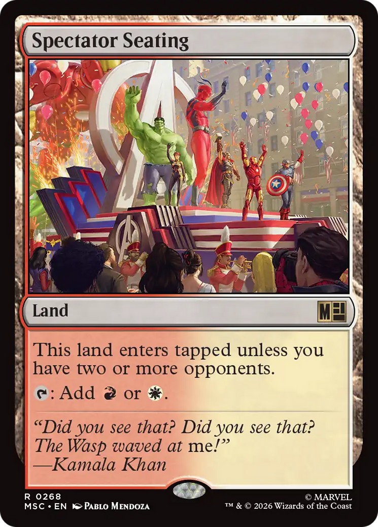 Spectator Seating [Marvel Super Heroes Commander] | Card Citadel