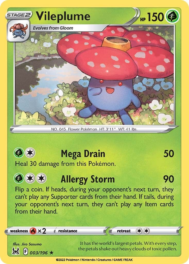 Vileplume (003/196) [Sword & Shield: Lost Origin] | Card Citadel