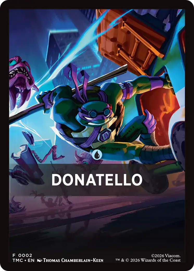 Donatello Theme Card [Teenage Mutant Ninja Turtles Commander Tokens] | Card Citadel