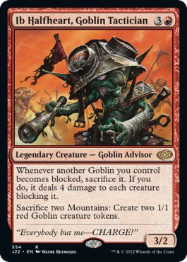 Ib Halfheart, Goblin Tactician [Jumpstart 2022] | Card Citadel