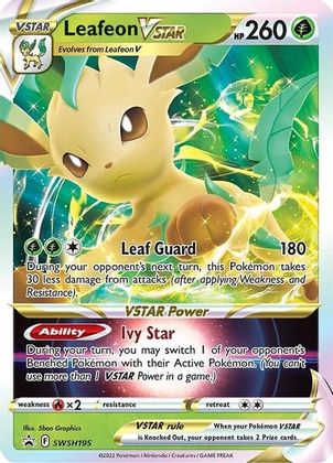 Leafeon VSTAR (SWSH195) [Sword & Shield: Black Star Promos] | Card Citadel