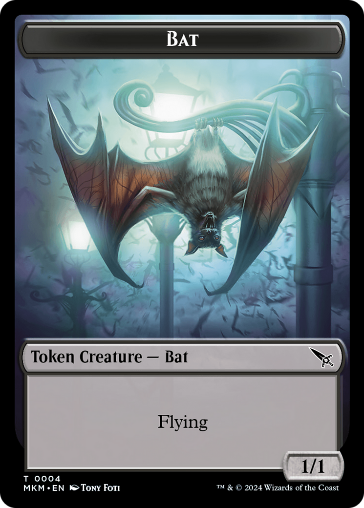 Bat Token [Murders at Karlov Manor Tokens] | Card Citadel