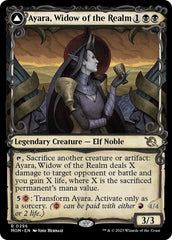 Ayara, Widow of the Realm // Ayara, Furnace Queen (Showcase Planar Booster Fun) [March of the Machine] | Card Citadel