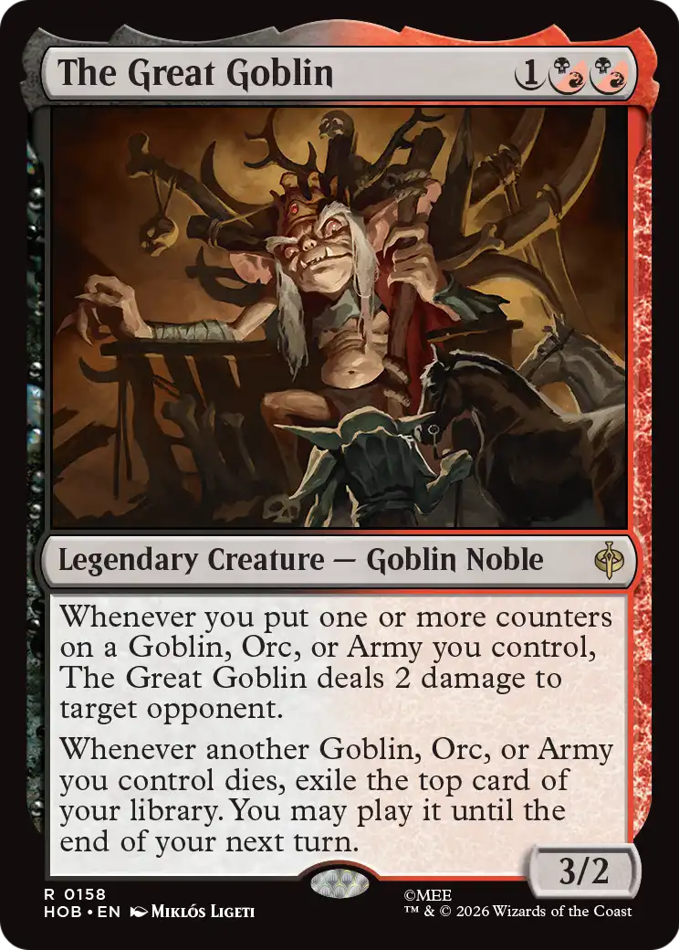The Great Goblin [The Hobbit] | Card Citadel