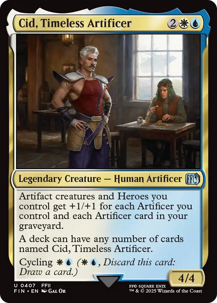 Cid, Timeless Artificer (0407) [FINAL FANTASY] | Card Citadel