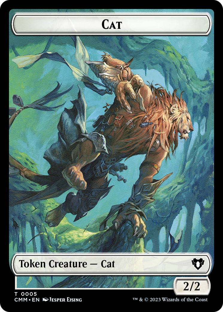 Cat Token (05) [Commander Masters Tokens] | Card Citadel