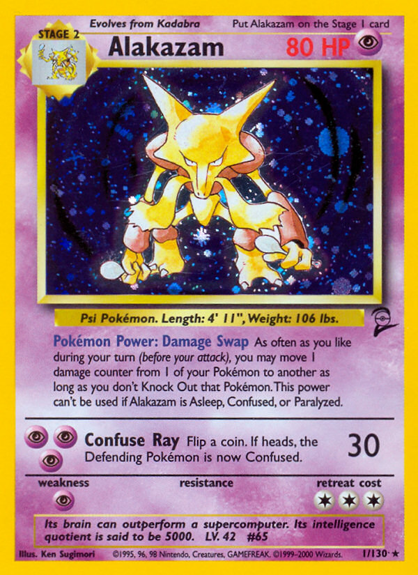 Alakazam (1/130) [Base Set 2] | Card Citadel