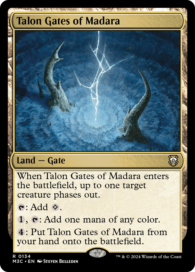 Talon Gates of Madara (Extended Art) (Ripple Foil) [Modern Horizons 3 Commander] | Card Citadel