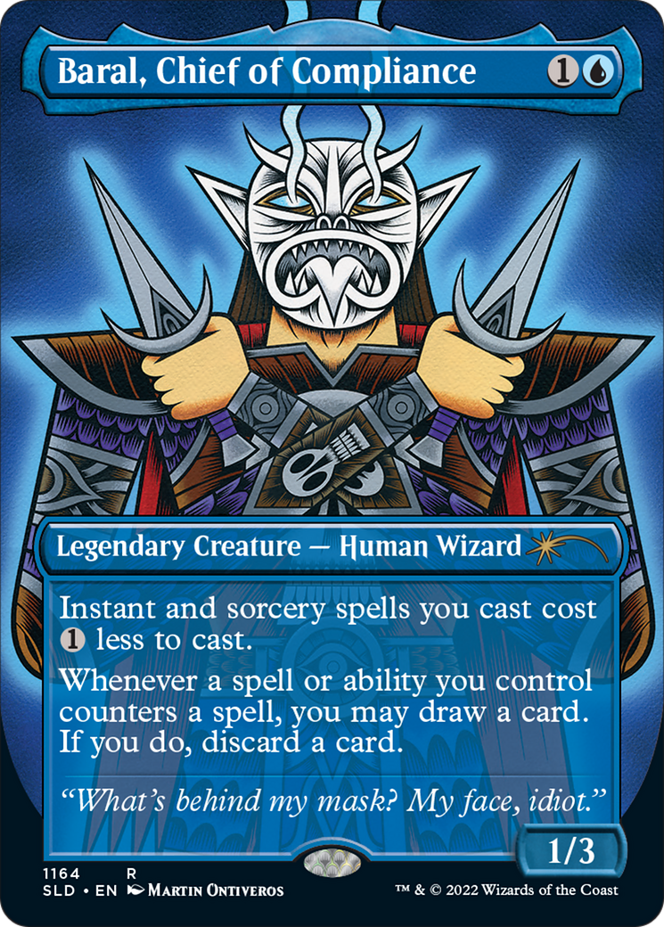 Baral, Chief of Compliance (Borderless) [Secret Lair Drop Series] | Card Citadel