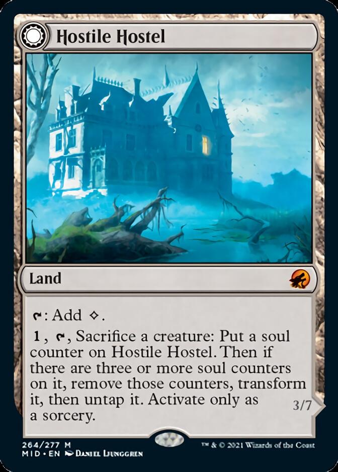 Hostile Hostel // Creeping Inn [Innistrad: Midnight Hunt] | Card Citadel