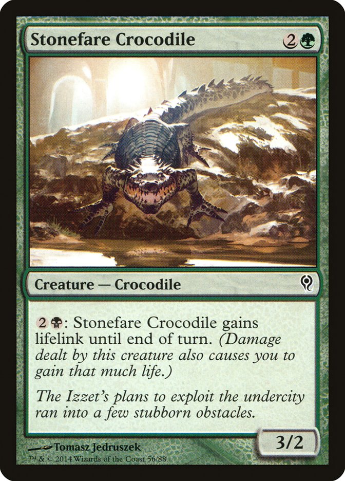 Stonefare Crocodile [Duel Decks: Jace vs. Vraska] | Card Citadel