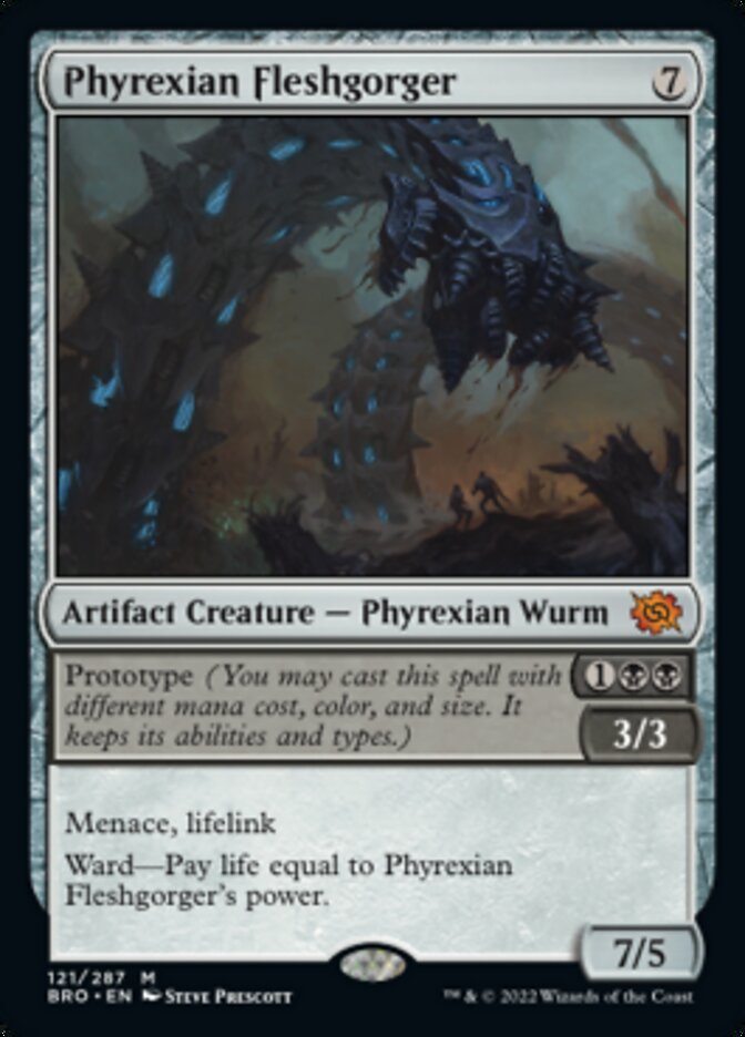 Phyrexian Fleshgorger (Promo Pack) [The Brothers' War Promos] | Card Citadel