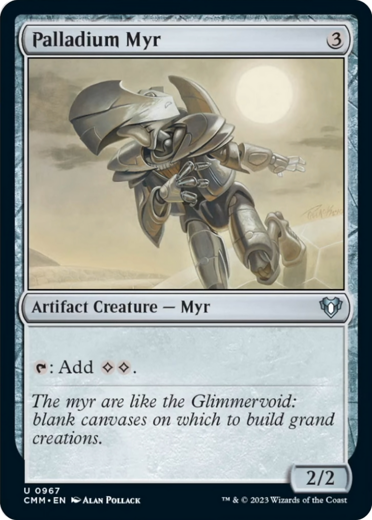 Palladium Myr [Commander Masters] | Card Citadel