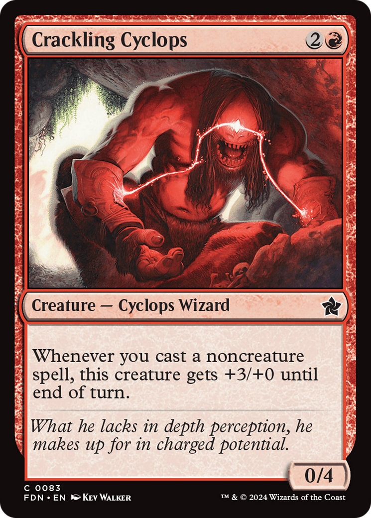 Crackling Cyclops [Foundations] | Card Citadel