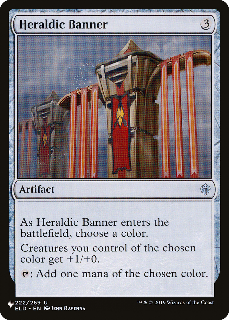 Heraldic Banner [The List Reprints] | Card Citadel