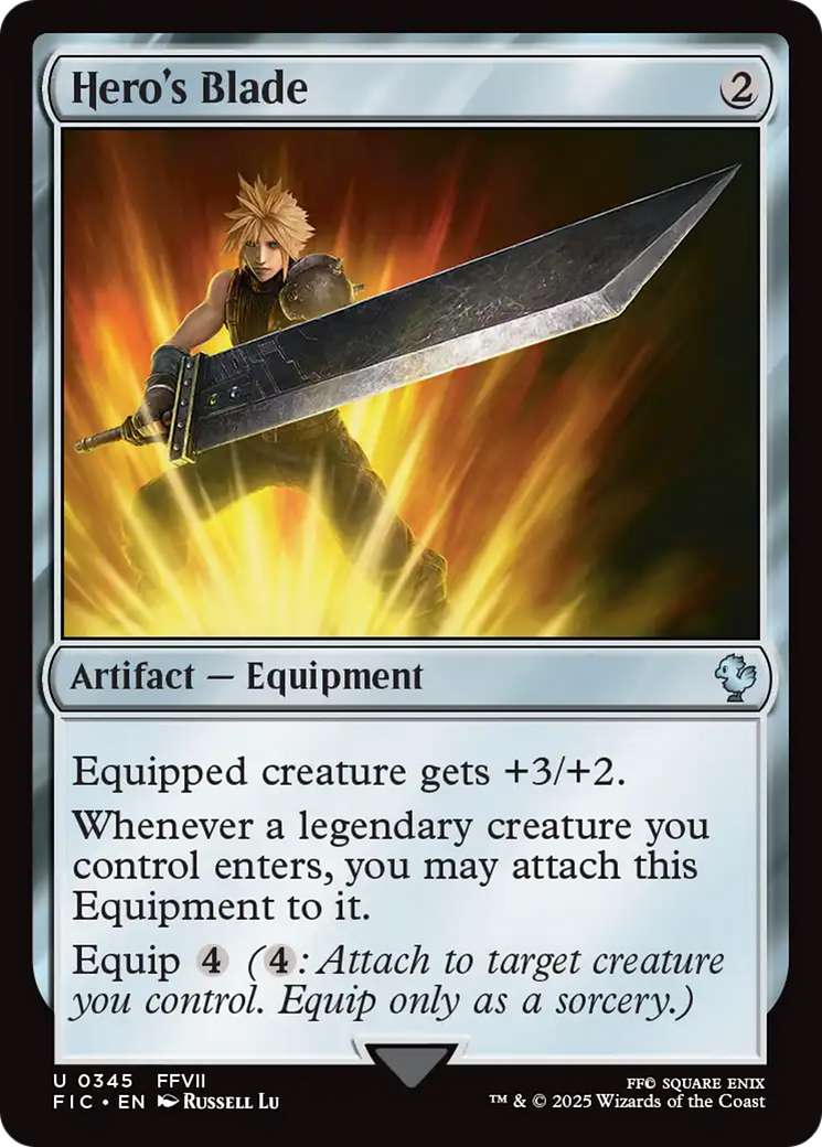 Hero's Blade [FINAL FANTASY Commander] | Card Citadel