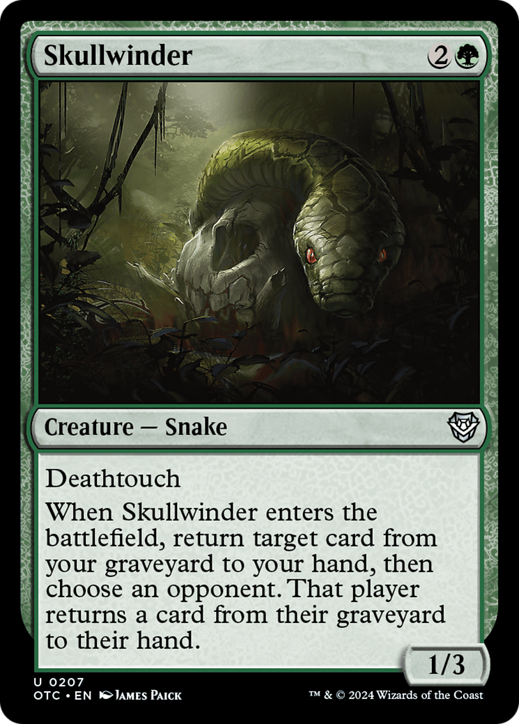 Skullwinder [Outlaws of Thunder Junction Commander] | Card Citadel