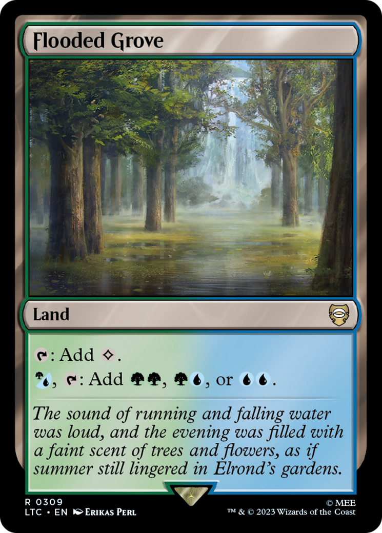 Flooded Grove [The Lord of the Rings: Tales of Middle-Earth Commander] | Card Citadel