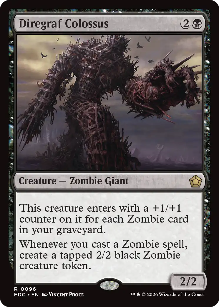 Diregraf Colossus [Foundations Commander] | Card Citadel
