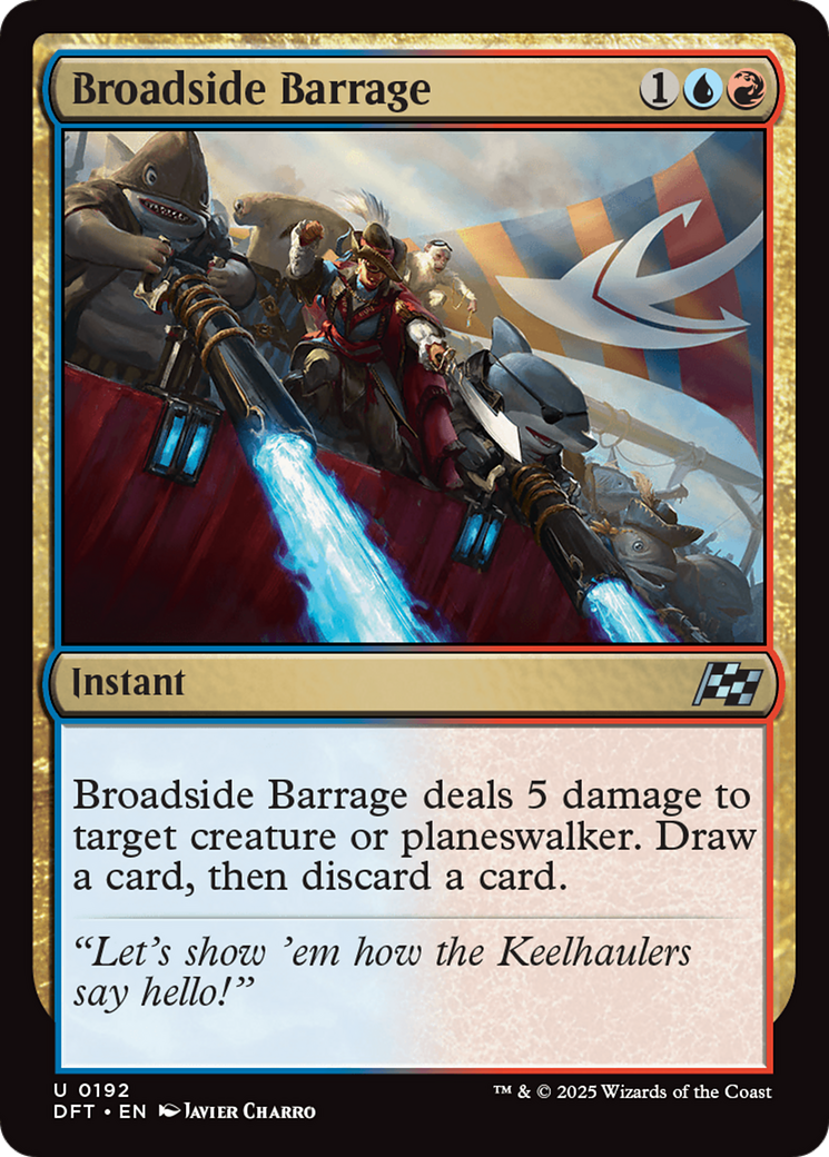 Broadside Barrage [Aetherdrift] | Card Citadel