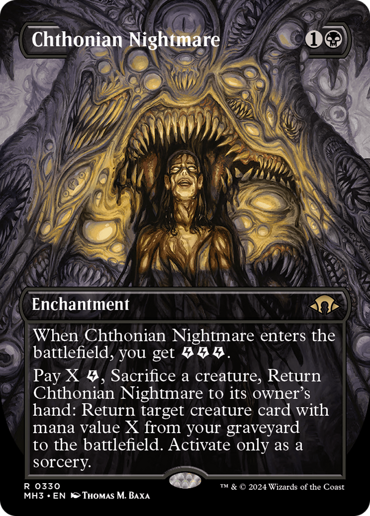 Chthonian Nightmare (Borderless) [Modern Horizons 3] | Card Citadel