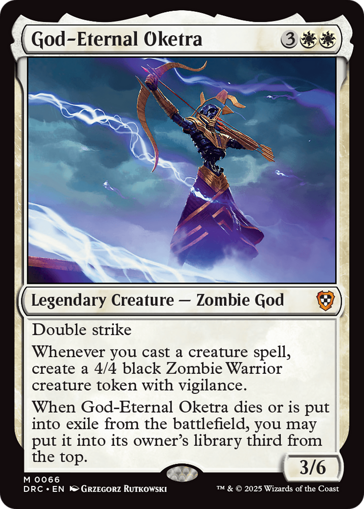 God-Eternal Oketra [Aetherdrift Commander] | Card Citadel