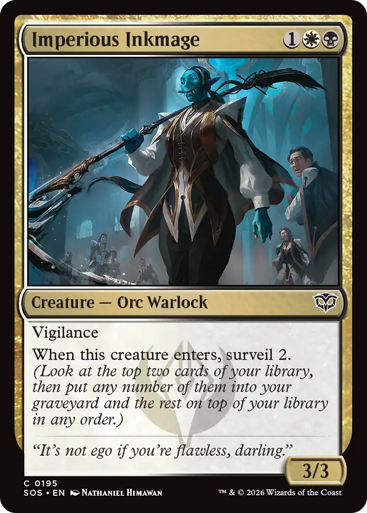 Imperious Inkmage [Secrets of Strixhaven] | Card Citadel