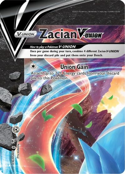 Zacian V-Union (SWSH163) [Sword & Shield: Black Star Promos] | Card Citadel