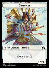 Rebel // Samurai Double-Sided Token [Phyrexia: All Will Be One Tokens] | Card Citadel