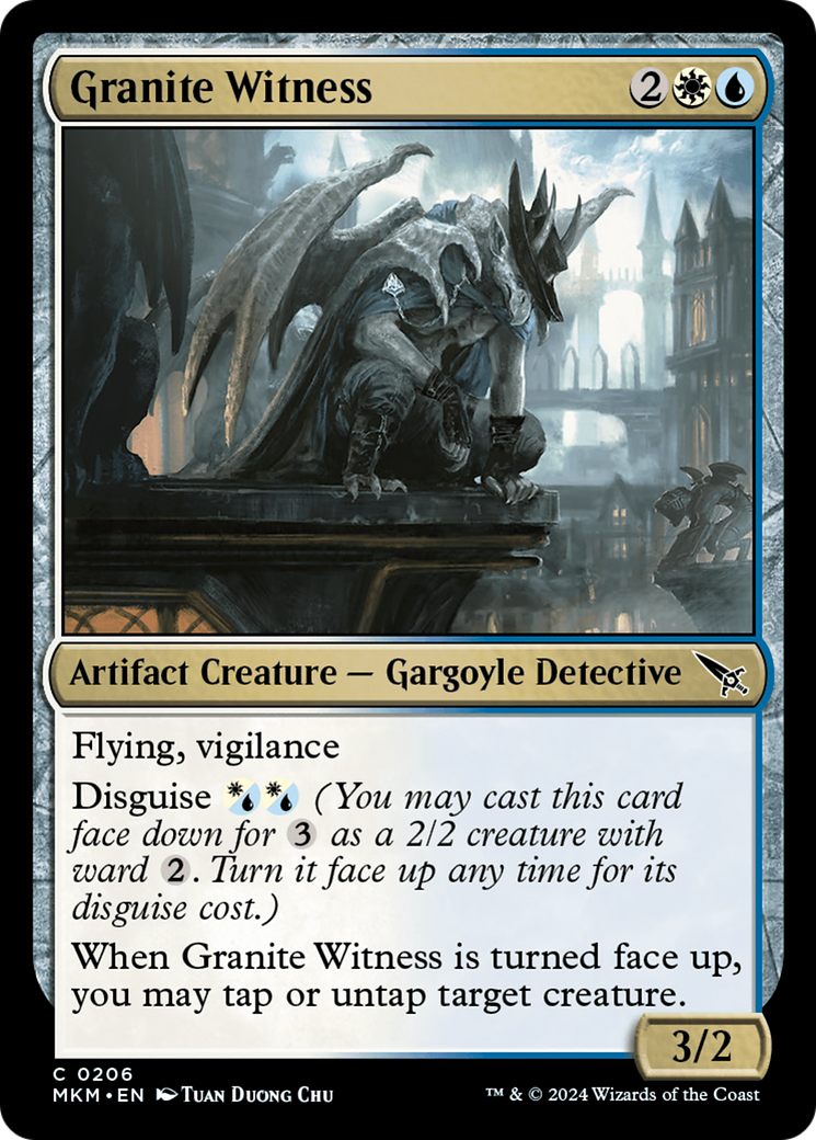 Granite Witness [Murders at Karlov Manor] | Card Citadel