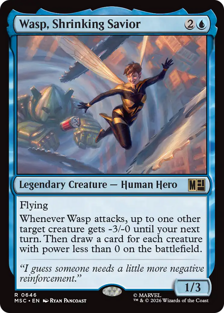 Wasp, Shrinking Savior [Marvel Super Heroes Commander] | Card Citadel