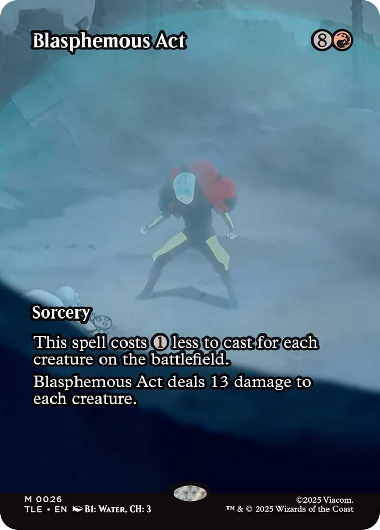 Blasphemous Act (Borderless) [Avatar: The Last Airbender: Eternal-Legal] | Card Citadel