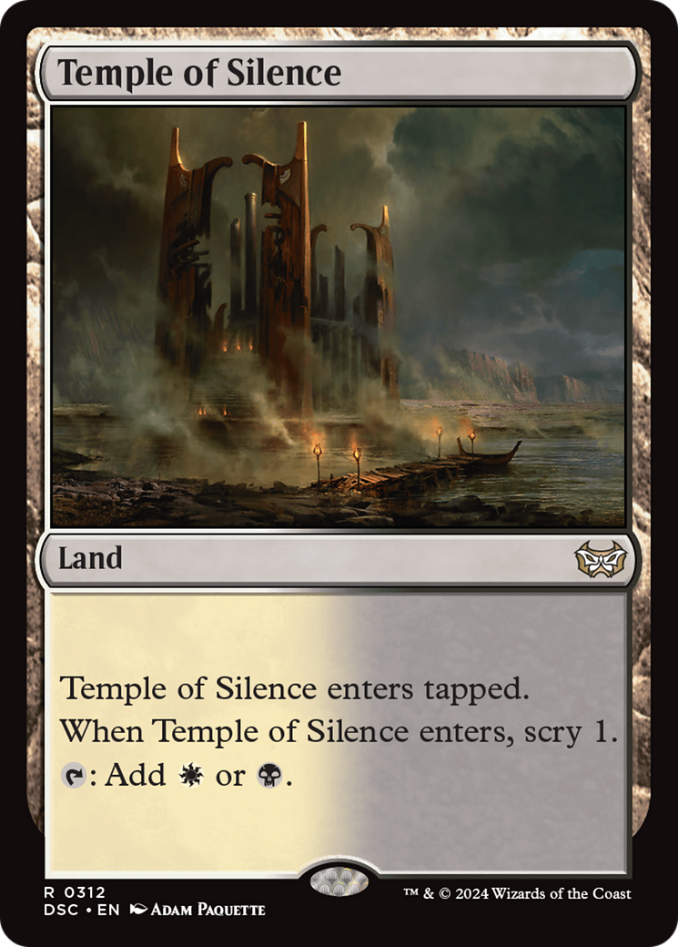 Temple of Silence [Duskmourn: House of Horror Commander] | Card Citadel