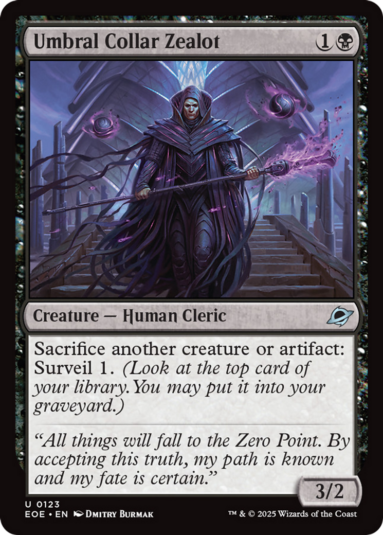 Umbral Collar Zealot [Edge of Eternities] | Card Citadel