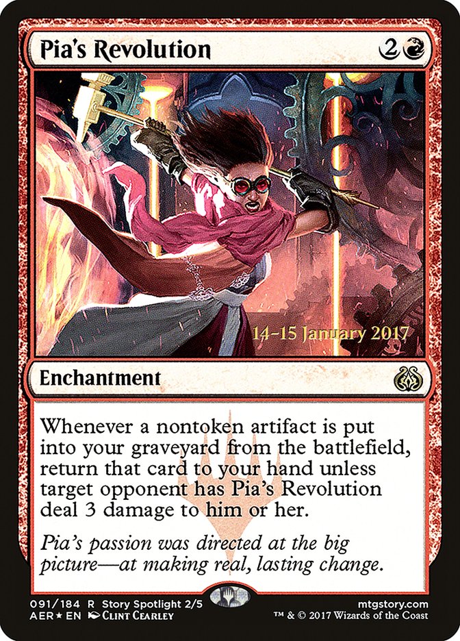 Pia's Revolution [Aether Revolt Prerelease Promos] | Card Citadel