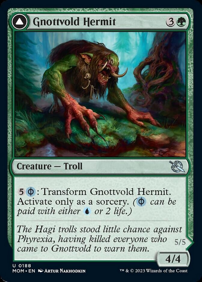 Gnottvold Hermit // Chrome Host Hulk [March of the Machine] | Card Citadel