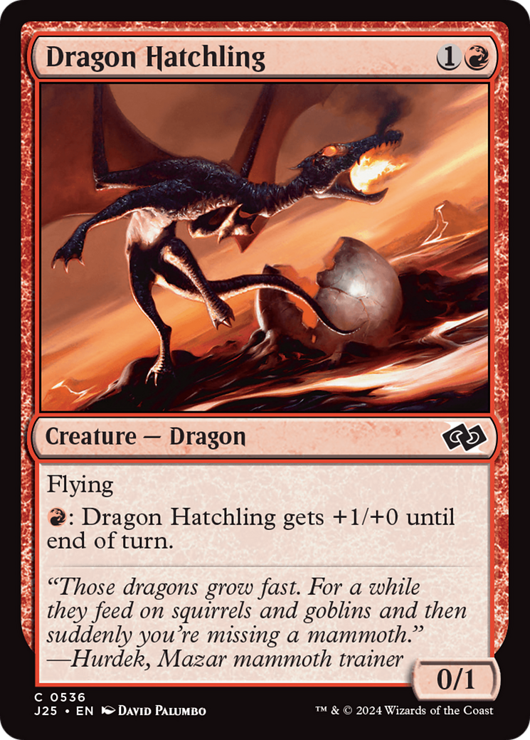 Dragon Hatchling [Foundations Jumpstart] | Card Citadel